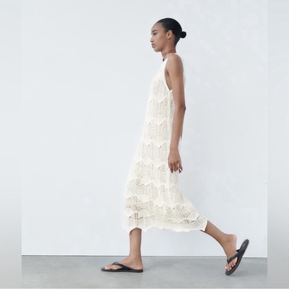 NWT Zara crochet dress - Picture 4 of 13